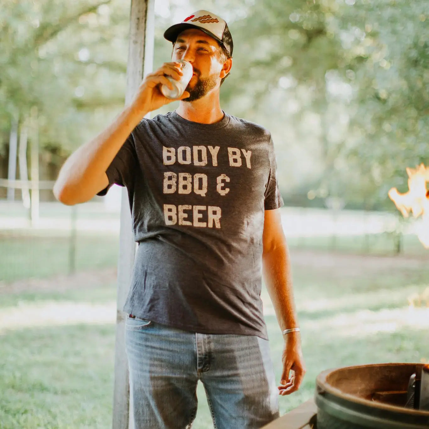 Body By Bbq and Beer Men's Shirt