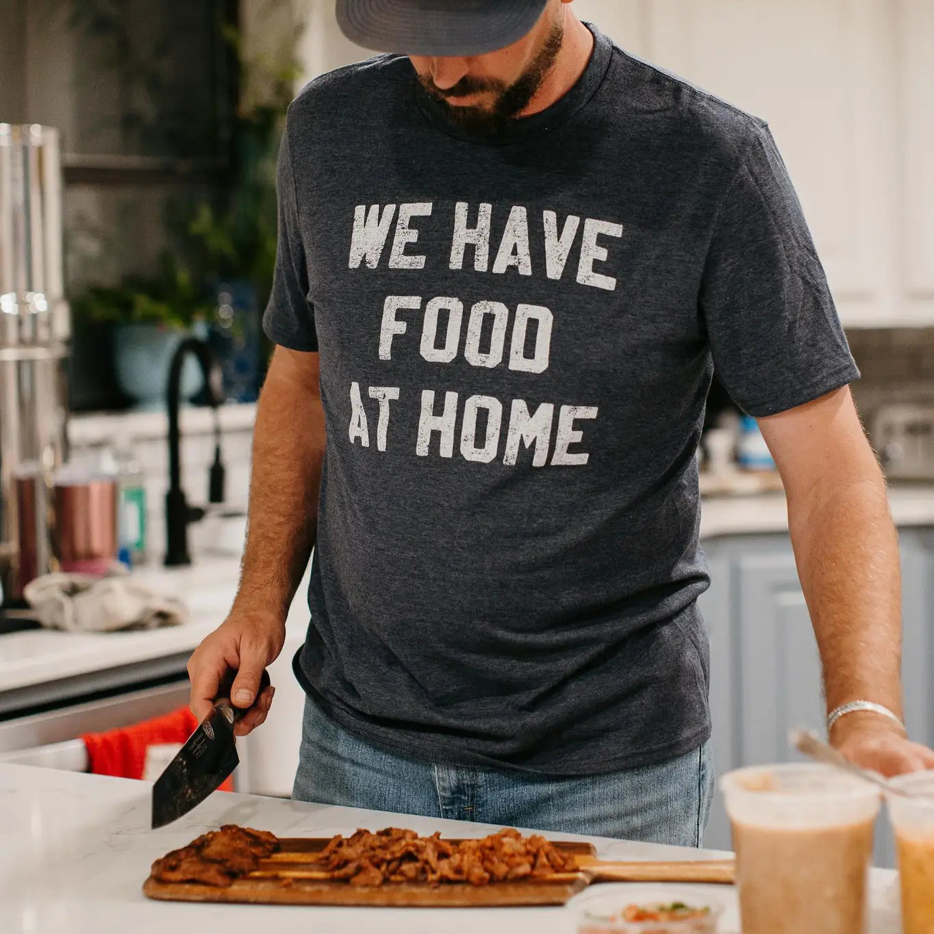 We Have Food At Home Men's Shirt, Father's Day Tee