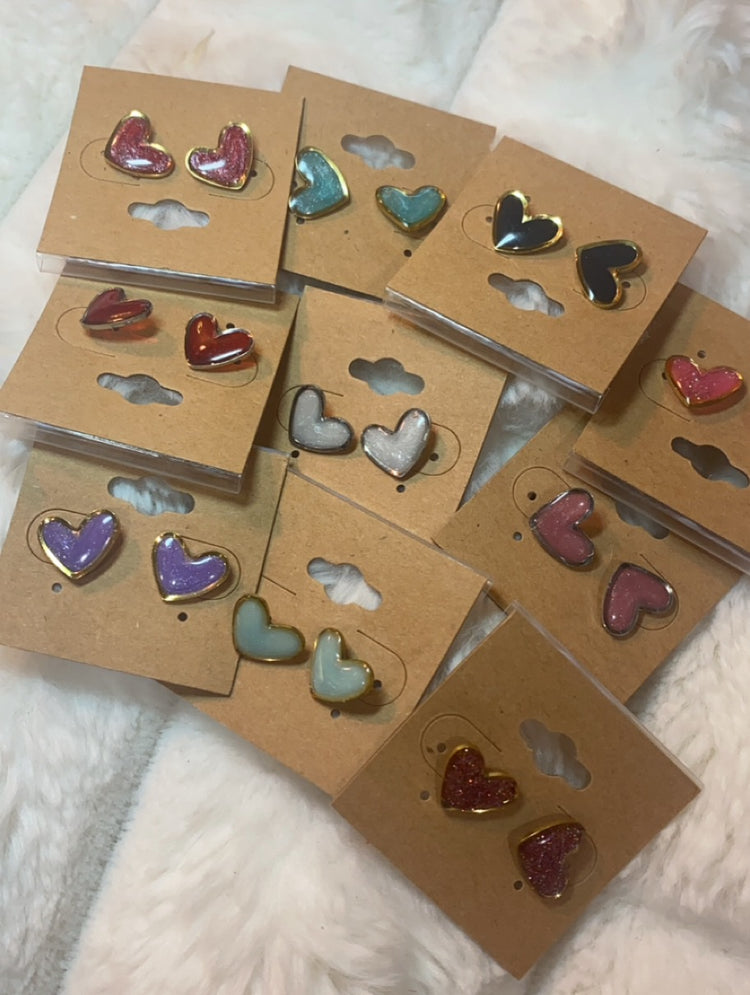 Handmade Heart Earrings