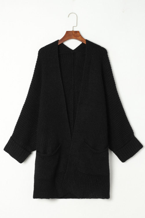 Black Oversized Cardigan