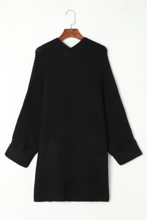Black Oversized Cardigan