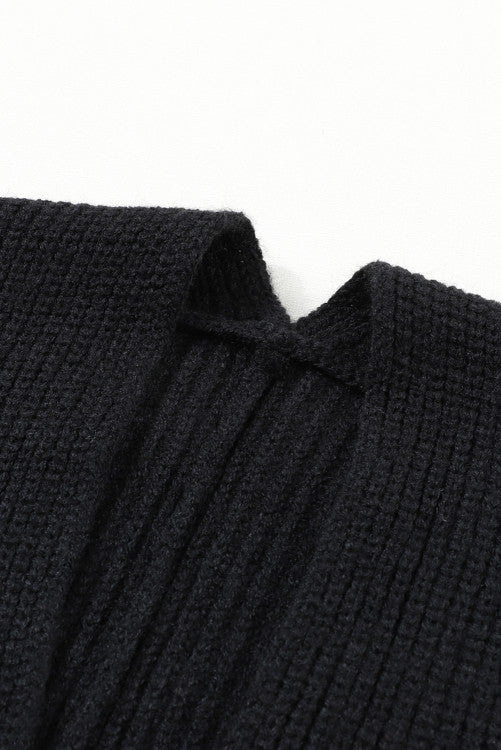 Black Oversized Cardigan