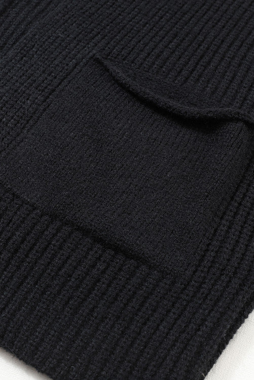 Black Oversized Cardigan