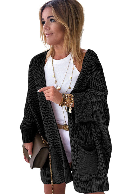 Black Oversized Cardigan